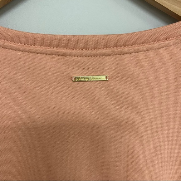 Gymshark Sweater Women's Size XL Orange Peach Cropped Whitney Simmons Collection - Picture 8 of 13